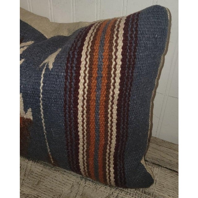 Mexican Wool Mexican Indian Pillow For Sale - Image 3 of 4