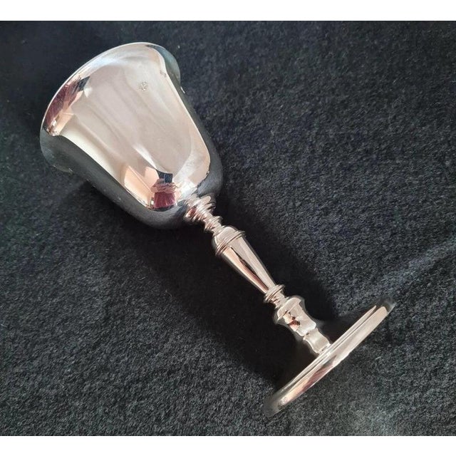 Metal Camelot Silverware Sterling Silver Goblets, 1994, Set of 6 For Sale - Image 7 of 11