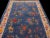 Art Deco 1920s Royal Blue Floral Antique Chinese Art Deco Rug 6'0" X 8'9" Knotted Wool Carpet For Sale - Image 3 of 9