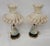 Early 20th Century Victorian Dresden Porcelain Lace Lady Boudoir Lamps - Pair For Sale - Image 11 of 11