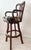 Auburn Cherry Wood Custom Swivel Bar Stool Ethan Allen Style Vintage "Mint" Condition. For Sale - Image 8 of 12