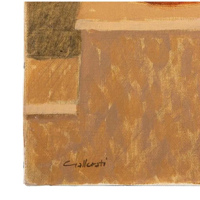 Alberto Gallerati, The Equivalent of the Ficus, Oil Painting, 1980s For Sale - Image 4 of 6