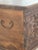 English Unique Vintage Document Box , Hand Carved Fruitwood Solid Storage Documents Box For Sale - Image 3 of 5