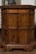 Brown Pair of 1800s Italian Carved Walnut Cabinets with Canted Sides, Drawer and Doors For Sale - Image 8 of 12