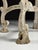French Side Table in Hand-Carved Wood with Marble Top For Sale - Image 10 of 18