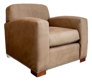 Vintage Ralph Lauren “Grant” Suede Club Chair