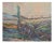 Unknown, Expressionist Landscape, 1950s, Oil on Canvas For Sale