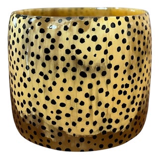 Vintage Resin Kenya Animal Print Bangle For Sale