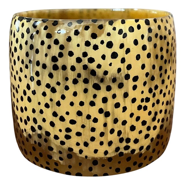 Vintage Resin Kenya Animal Print Bangle For Sale