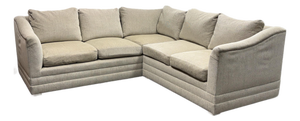 Kravet Custom Chenille Two Piece Sectional