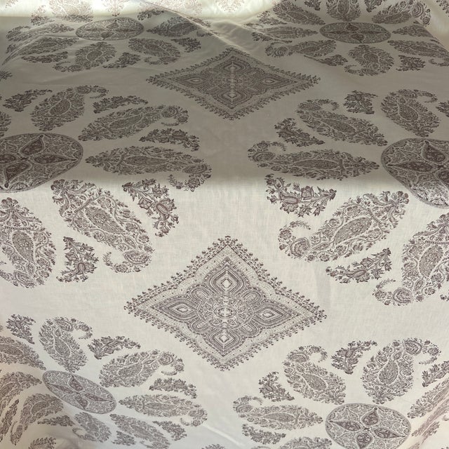 Contemporary Peter Dunham Samarkand Linen Fabric- 5 Yards For Sale - Image 3 of 7