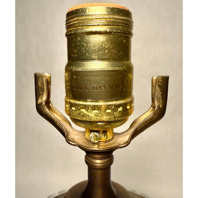 Mid 20th Century Pair of Paul Hanson for Baccarat Crystal Table Lamps For Sale - Image 9 of 9