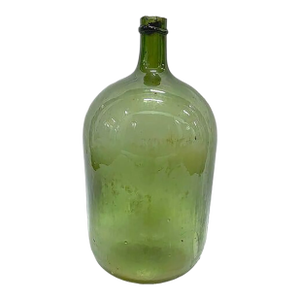 Antique Medium Antique Green Glass Bottle