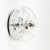 Stunning set of 3 of glass wall lights/sconces 'wave' model (also called 'futura') designed by koch & lowy for peill &...