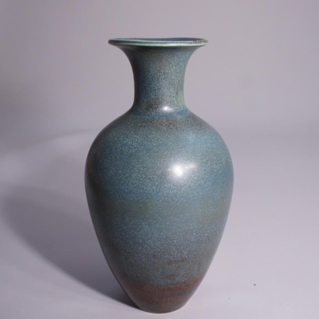 Rörstrand Vintage Floor Vase in Stoneware by Gunnar Nylund for Rörstrand, 1950s For Sale - Image 4 of 8