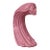 Vintage Pink Ceramic Woman Bust Sculpture – Art Nouveau Style Flowing Hair Figure – Modern Feminine Decor For Sale