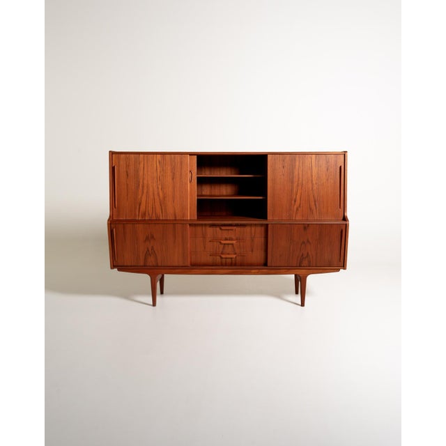 Vintage Danish Teak Sideboard, 1960s For Sale - Image 6 of 13