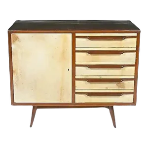 Mid-Century Modern Italian Parchment Server