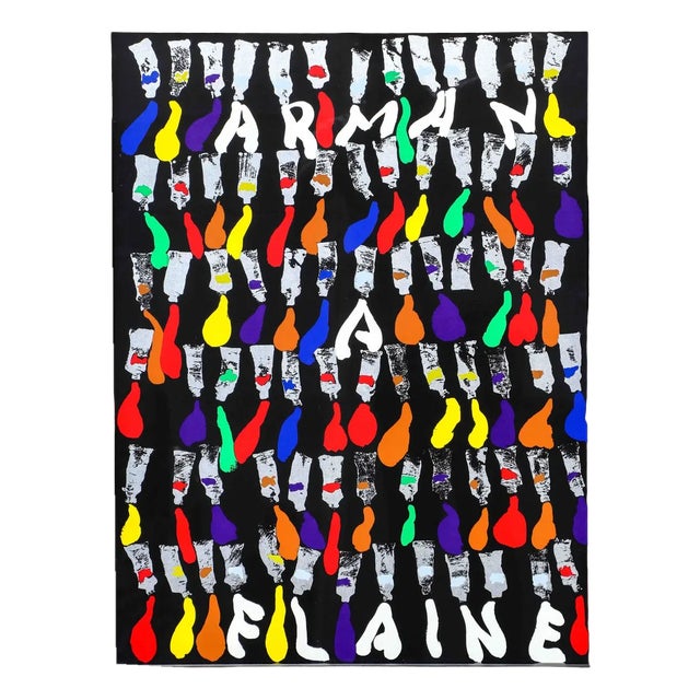 Pierre Fernandez Arman, Arman a Flaine, 1981, Screenprint For Sale