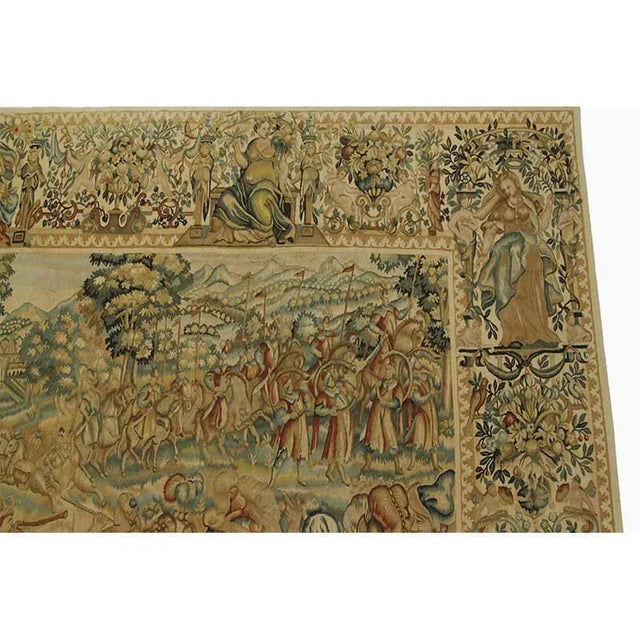 1990s Celebration of Battle 16th Century Tapestry Recreation For Sale - Image 11 of 12