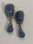 Late 20th Century Native American Style Lapis Lazuli Sterling Drop Earrings, A Pair For Sale - Image 6 of 10