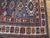 Late 19th Century 1890s Blue Navy Geoemtric Tribal Antique Caucasian Shirvan Rug 3'6" X 4'8" Handknotted Wool Carpet For Sale - Image 5 of 6