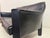 Animal Skin CAB 415 Sofa in Black Leather by Mario Bellini for Cassina, 1980s For Sale - Image 7 of 18