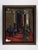 This artwork features a striking arrangement of symbolic figures, including a black elephant and a golden Ganesh, set...