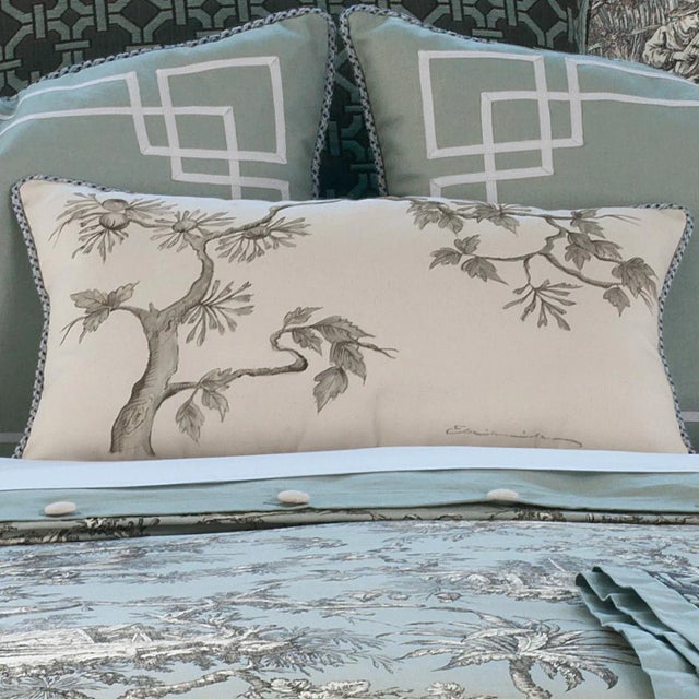 Asian Eastern Accents Pillow Set in Asian Pattern, New For Sale - Image 3 of 4