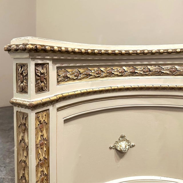 Grand Antique Italian Neoclassical ~ Baroque Painted Console ~ Buffet For Sale - Image 11 of 18