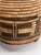 1980s Vintage African Geometric Woven Basket For Sale - Image 5 of 10