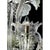 Romantic Transparent Murano Glass Chandelier with White Floral Elements by Simoeng for Simoeng For Sale - Image 7 of 8