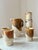 Mid-Century Modernist Studio Pottery Drip Glaze Ceramic Cups and Pitcher, 1960s, Set of 7 For Sale - Image 12 of 12