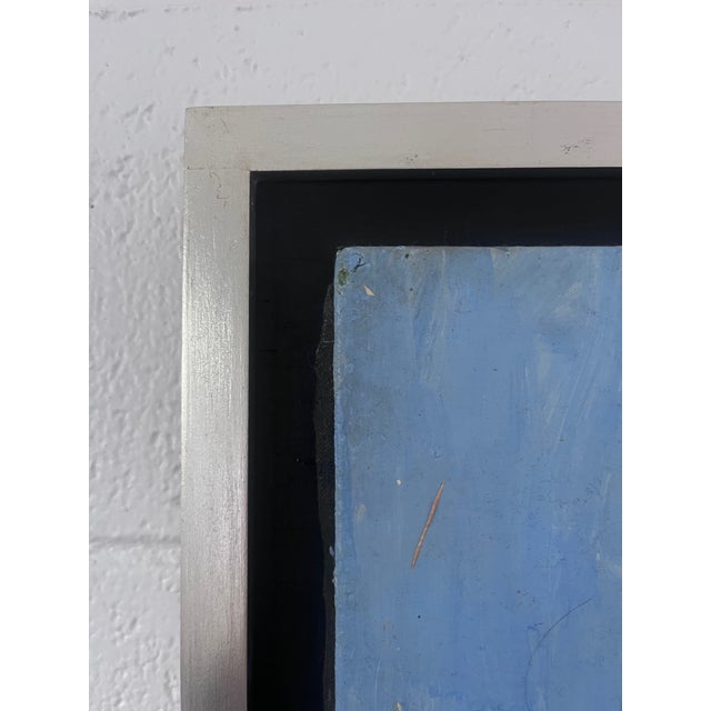 Green Vintage Oil Painting by Cesar Nùnez For Sale - Image 8 of 9