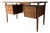 Rare Vintage Danish Modern Floating Top Quarter-Sawn Oak Desk Gunnar Nielsen Tibergaard Attributed For Sale