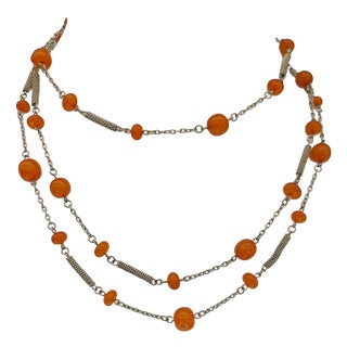 Vintage Baltic Amber Necklace For Sale