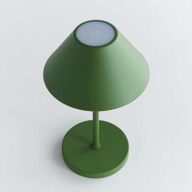 Contemporary Alluna Cordless Led Lamp 10" - Green For Sale - Image 3 of 9