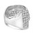Bold and striking, this glamorous diamond band is crafted from genuine .925 sterling silver, a metal that will stay...