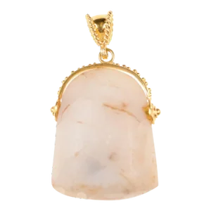 Antique Ancient Babylonian Seal & Gold Pendant