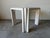 1980s 1980’s Postmodern Plastered Wood Geometric Game / Dining Table For Sale - Image 5 of 12
