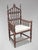 Wood Antique Swedish Bobbin Country Throne Armchair, 1800 For Sale - Image 7 of 15