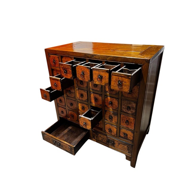 Late 20th Century Asian Apothecary Cabinet For Sale - Image 4 of 18