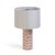 Lassy Pink Ribbon Capiz Shell Table Lamp For Sale - Image 4 of 8