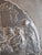 Charcoal 18th Century Continental Pewter Sukkot Sukkah Plate Hebrew Engraved Rare Relief Judaica For Sale - Image 8 of 18