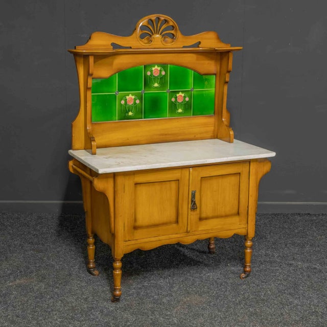 Victorian Birch Washstand For Sale - Image 4 of 12
