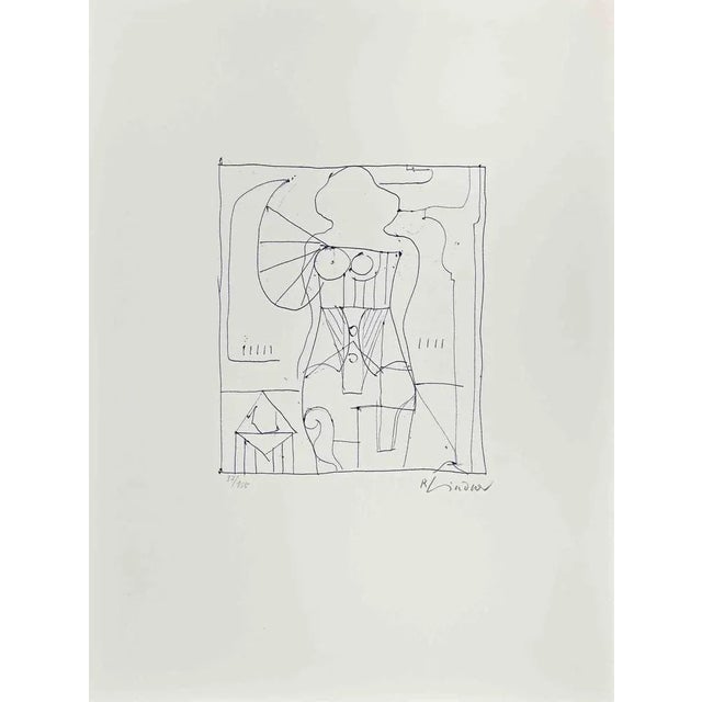 Mechanic Body is an artwork realized by Richard Lindner in the 1970s. Lithograph on paper. Hand-signed on the lower,...