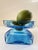 Aqua Blue Pala Glass Vase by Helena Tynell for Riihimäen Lasi, Finland, 1964 For Sale - Image 10 of 18