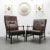 Mid-Century Modern Danish Leather Side Chairs, 1950 - a Pair For Sale - Image 3 of 11