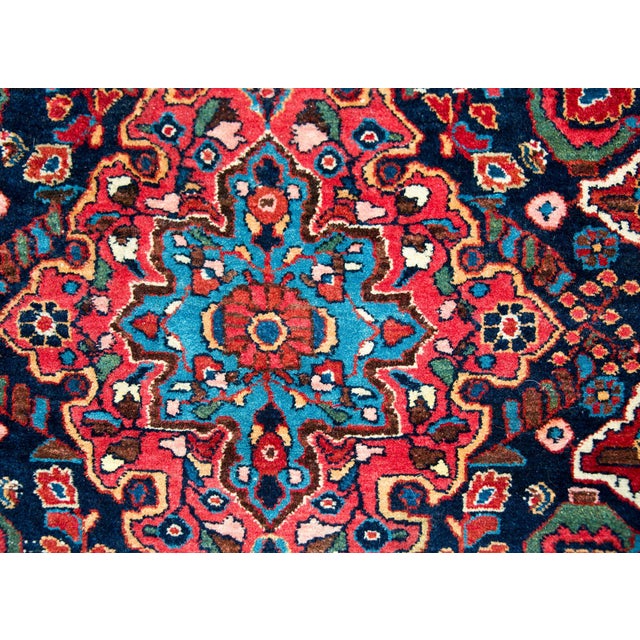 Persian Early 20th Century Persian Mehraban Rug For Sale - Image 3 of 15