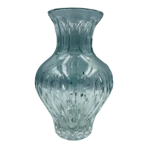 Late 20th Century Large Scale Marquis by Waterford "Sheridan" Pattern Crystal Vase